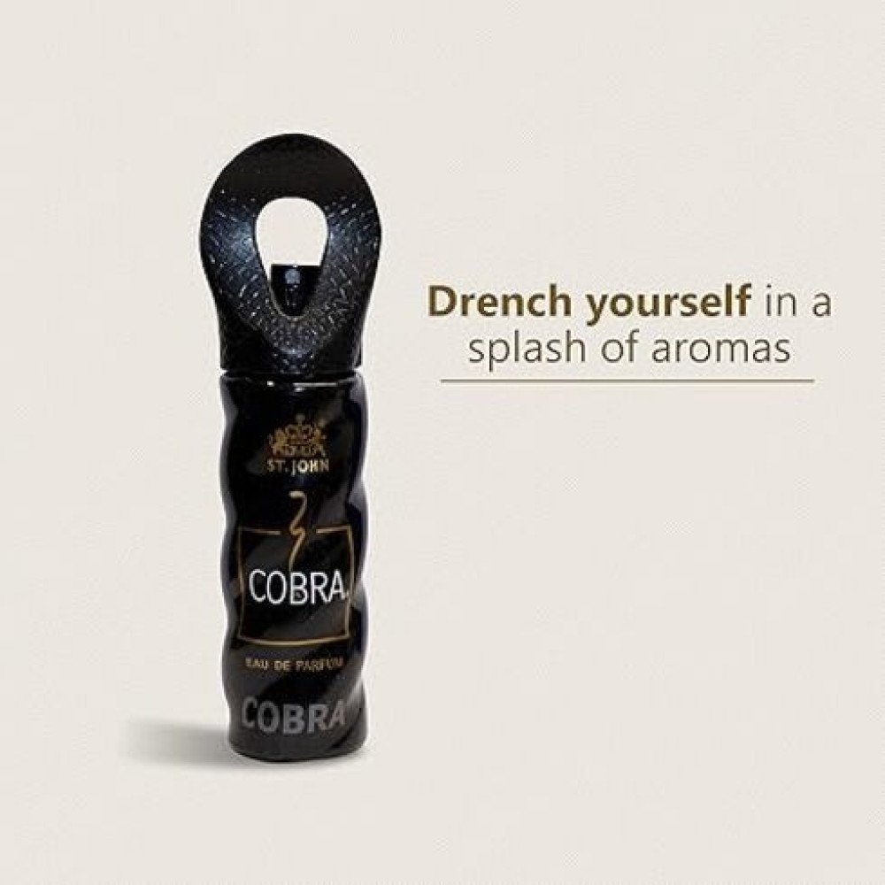 St John Cobra Perfume For Men Women, Long Lasting Fragrance  24 Hours Eau De Parfum (50ml )-Buy 1 Get 1