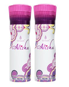 Al Nuaim Alisha Long Lasting Perfume-200 ml Pack Of-2