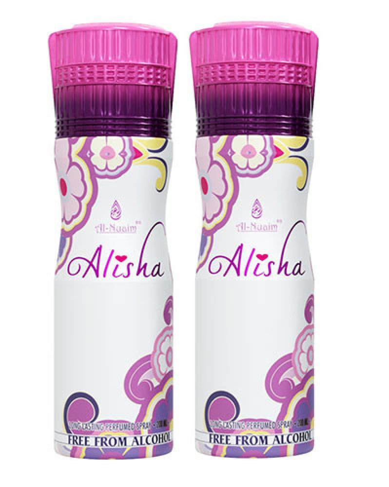 Al Nuaim Alisha Long Lasting Perfume-200 ml Pack Of-2