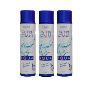 Al nauim Aqua Long Lasting Room Freshener-300 ml Pack Of-3