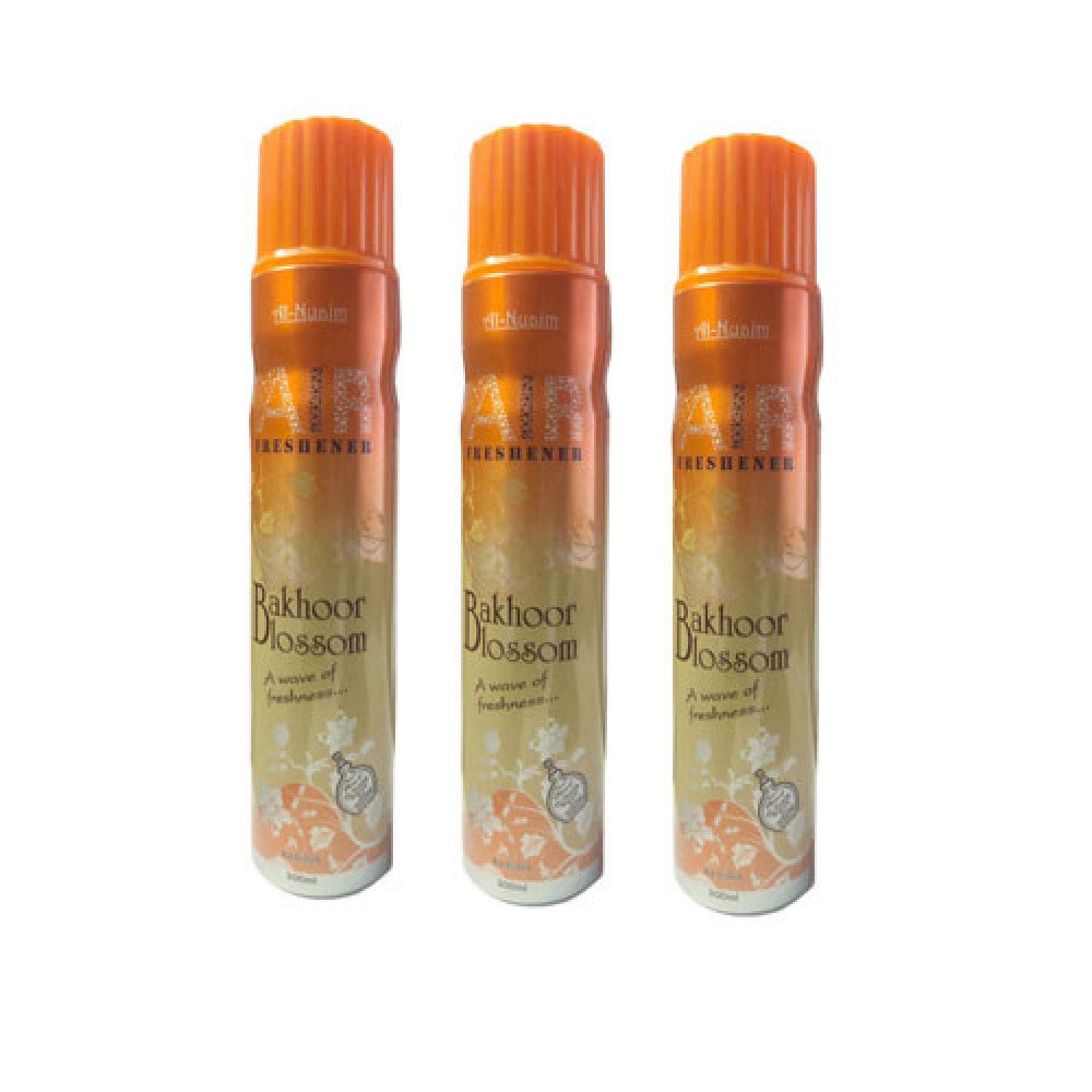 Al Nuaim Bakhoor Blossom Long Lasting Room Freshener-300 ml Pack Of-3