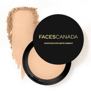 FACESCANADA Weightless Stay Matte Powder | Oil Control Compact  (Beige, 9 g)