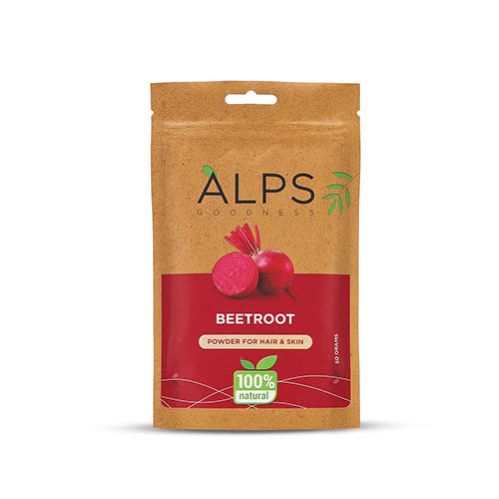 Alps Goodness Beetroot Powder For Skin & Hair 50g Natural Powder No Chemicals, No Preservatives, No Pesticides | Can be used for Hair Mask and Face Mask Pack of -3