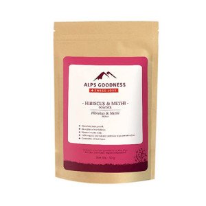 Alps Goodness Hibiscus  Methi Powder (50 g)  Pure  Natural No Preservatives, No Pesticides used for Face Mask Pack Of-1