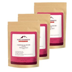 Alps Goodness Hibiscus  Methi Powder (50 g)  Pure  Natural No Preservatives, No Pesticides used for Face Mask Pack Of-3