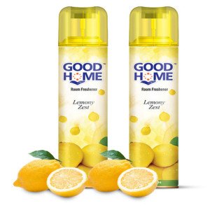 Good Home Lemon Long Lasting Room Freshener-160 g-Pack Of-2