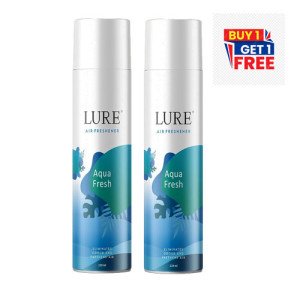 Lure Aqua Fresh Long Lasting Room Air Freshener 220 ml Buy 1 Get 1 Free