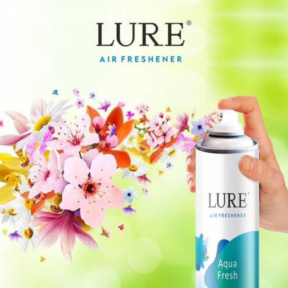 Lure Aqua Fresh Long Lasting Room Air Freshener 220 ml Buy 2 Get 2 Free