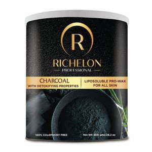 Richelon Charcoal Liposoluble Pro Wax For All Skin Types-800 Gm