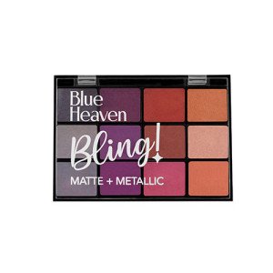 Blue Heaven 12-In-1 Metallic Finish Bling Eyeshadow (Cocktail Fever)