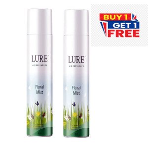 Lure Floral Mist Fresh Long Lasting Room Air Freshener 220 ml Buy -1 Get 1 Free